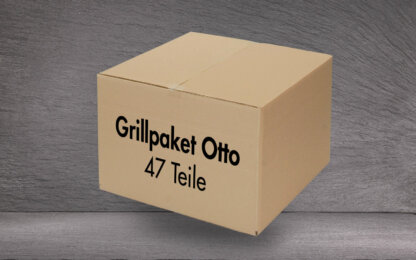 Das Grillpaket Otto besteht aus 47 einzelnen Teilen